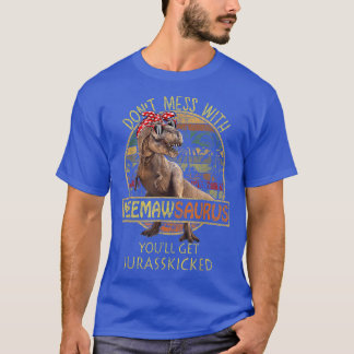 Meemawsaurus T Re Meemaw Saurus Dinosaur Mum Gift T-Shirt