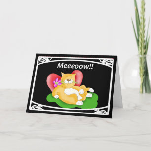 Meeooow!! be my valentine holiday card