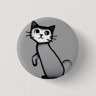 Meeow! 3 Cm Round Badge
