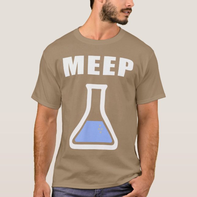 Meep Beaker Funny Science Eperiment Labestube girl T-Shirt (Front)