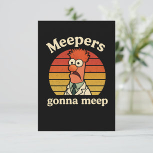 Meepers gonna meep thank you card