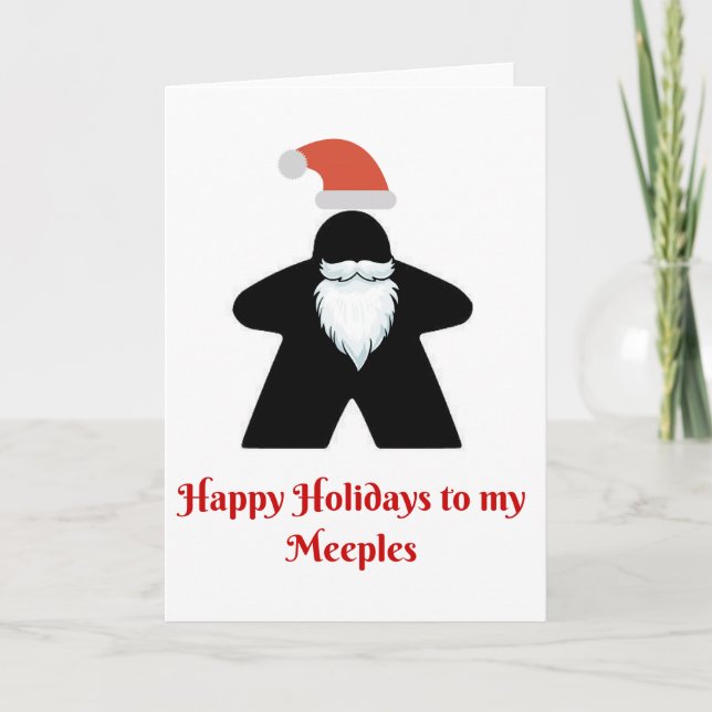 Meeple holiday cards (Front)