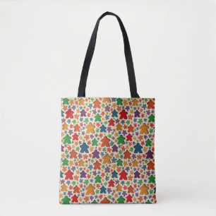 Meeple Print Tote Bag