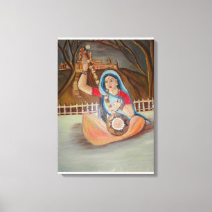 Meera Bai Oil painting on canvas