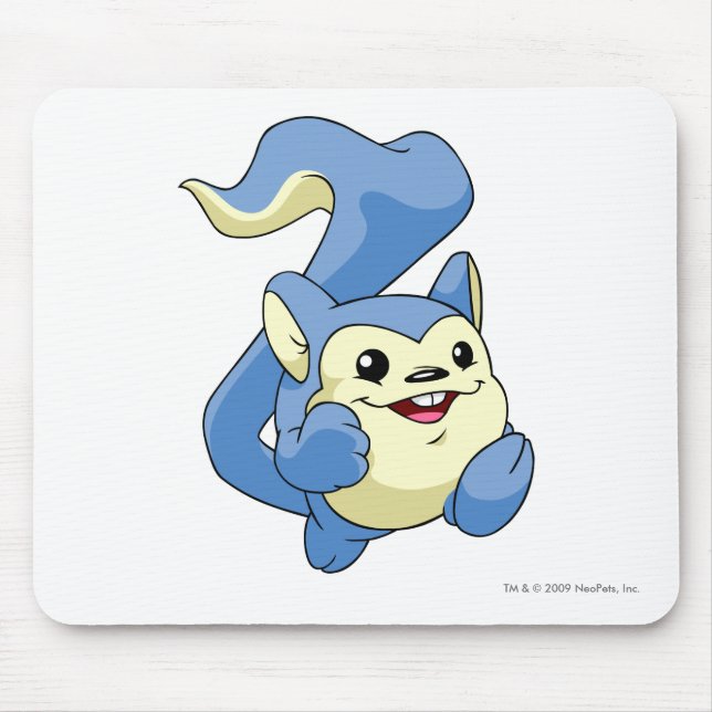 Meerca Blue Mouse Pad (Front)