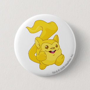 Meerca Gold 6 Cm Round Badge