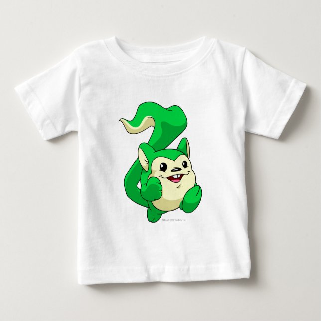 Meerca Green Baby T-Shirt (Front)