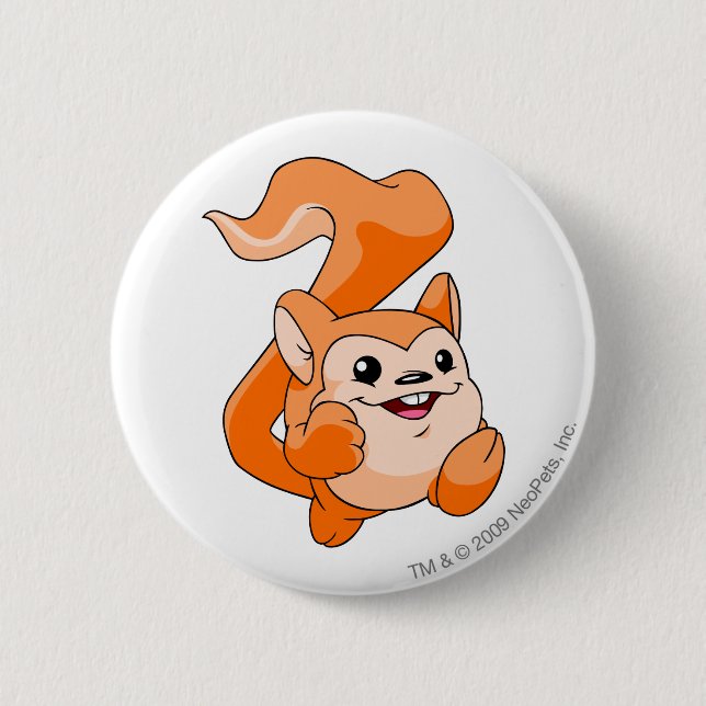 Meerca Orange 6 Cm Round Badge (Front)