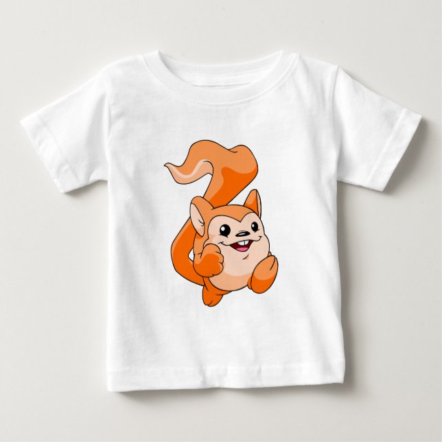 Meerca Orange Baby T-Shirt (Front)