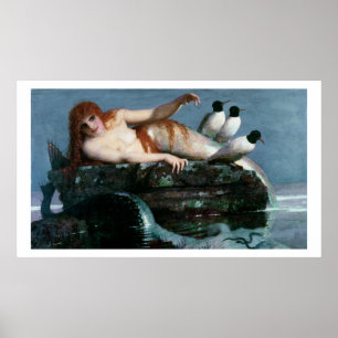 Meerestille (Calm Sea), 1886-87 (oil on panel) Poster