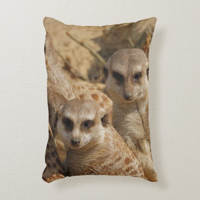 Meerkat_008 Decorative Cushion (Front(Vertical))