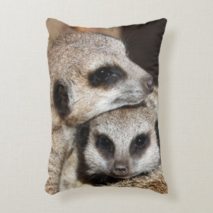 Meerkat 019 decorative cushion