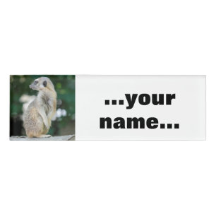 Meerkat 025 name tag