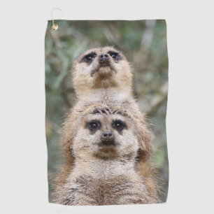 Meerkat 081 golf towel