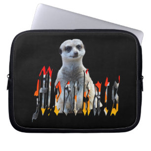 Meerkat And Meerkat Logo, Laptop Sleeve