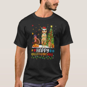 Meerkat Animal Happy Meerkat Hellothanksmas T-Shirt