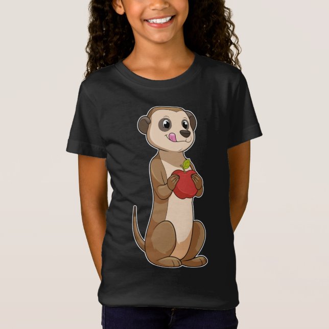 Meerkat Apple T-Shirt (Front)