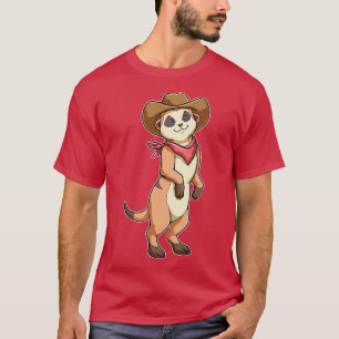 Meerkat as Cowboy with Scarf T-Shirt