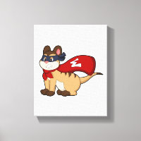 Meerkat as Hero with Mask