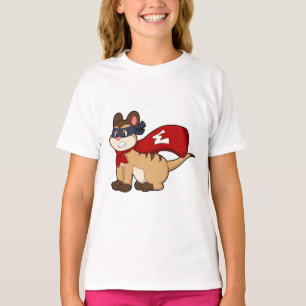 Meerkat as Hero with Mask T-Shirt