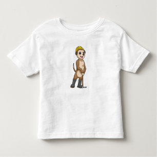 Meerkat as Miner with Pickaxe Toddler T-Shirt