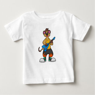 Meerkat as Musician with Guitar Baby T-Shirt