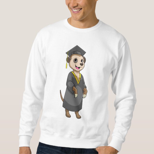 Meerkat as Student with Diploma Sweatshirt (Front)
