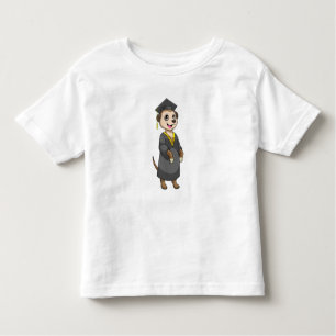 Meerkat as Student with Diploma Toddler T-Shirt