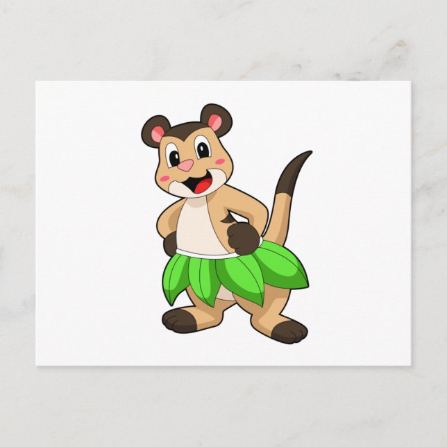 Meerkat at Ballet Dance Postcard (Front)