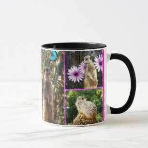 Meerkat Collage, Mug