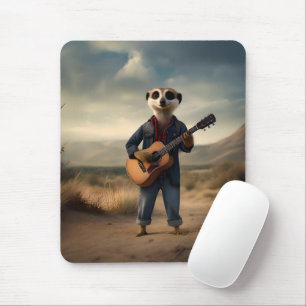 Meerkat Country And Western Artists, Mouse Pad