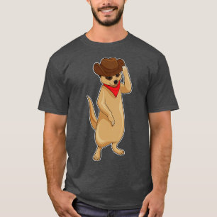 Meerkat Cowboy Cowboy hat T-Shirt