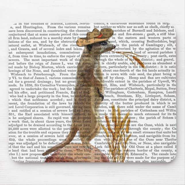 Meerkat Cowboy Mouse Pad (Front)
