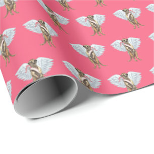 Meerkat Cupids Wrapping Paper
