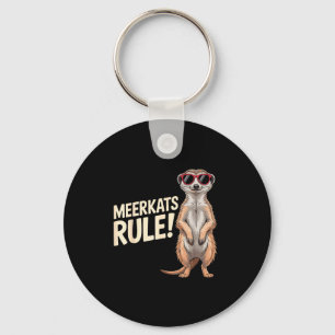Meerkat Design For Men Women Kids Zoo Keeper Safar Key Ring