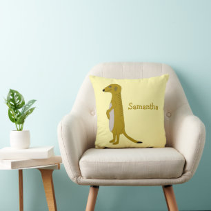 Meerkat Design Personalised Cushion