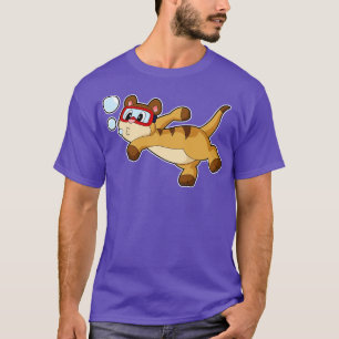 Meerkat Diver Swimming goggles T-Shirt
