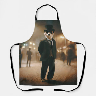 Meerkat Dressed For Black Tie Event, Apron
