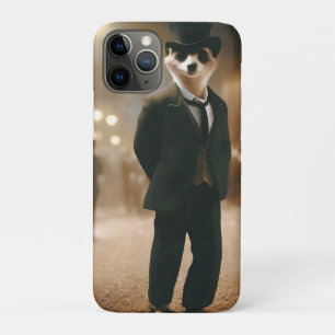 Meerkat Dressed For Black Tie Event, Case-Mate iPhone Case