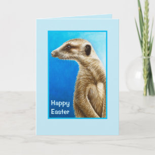 Meerkat Easter Greeting Card