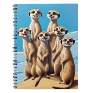 Meerkat Family Notebook – Playful Wildlife-Inspire