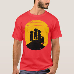 Meerkat Family Retro Meerkat T-Shirt
