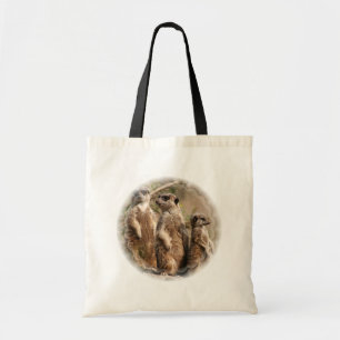 Meerkat Family Tote Bag