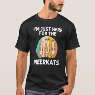 Meerkat For Men Women Retro Wildlife Zoo Animal  1 T-Shirt
