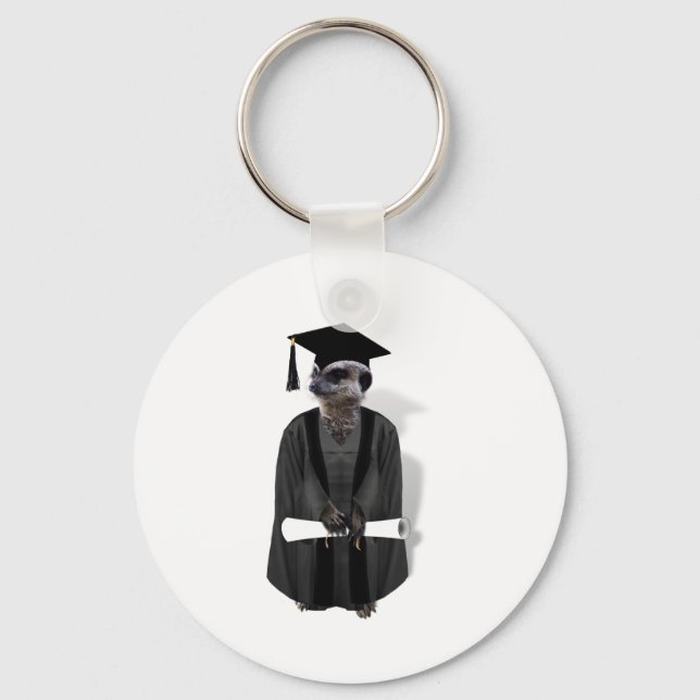 Meerkat Graduate Key Ring (Front)