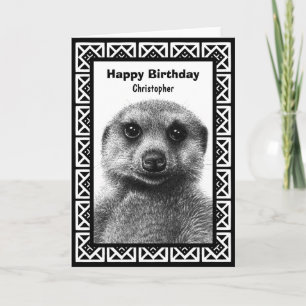 Meerkat Greeting Card