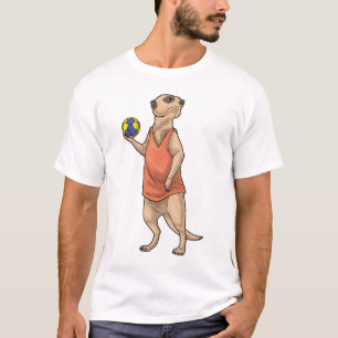 Meerkat Handball player Handball Sports T-Shirt