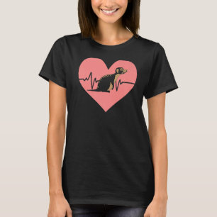 Meerkat Heartbeat Mongoose Wildlife Animal T-Shirt