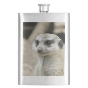 Meerkat Hip Flask