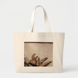 Meerkat Lookout Large Tote Bag